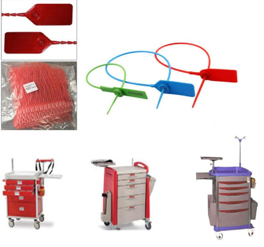 قفل بلاستك - Crash Cart Lock 200pcs
