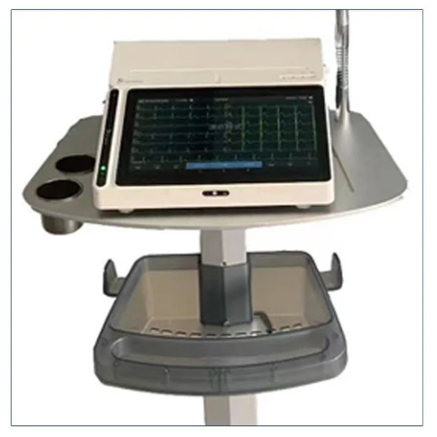 ساند حامل اجهزة متحرك مع سلة للملحقات T180 ECG