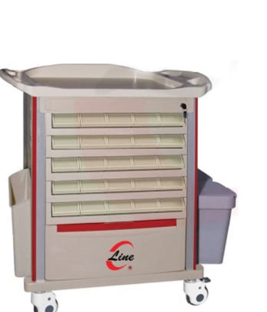 عربة توزيع - Medication Cart 50 Drawers