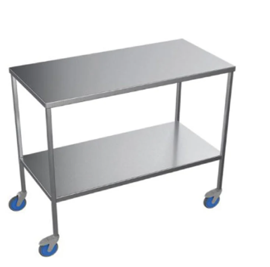 عربة ستانل ستيل مسطحة للمعدات الجراحية - Trolley S.S MK-S05 Wide