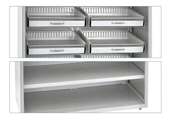 Medical Cabinet - 12 Sliding Medicine Shelves - H200*W100*D50cm