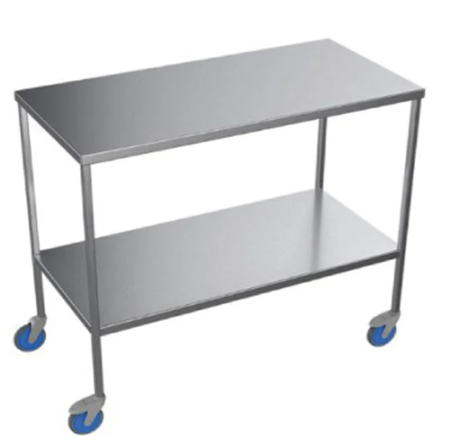 عربة ستانل ستيل مسطحة للمعدات الجراحية - Trolley S.S MK-S05 Wide