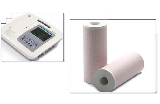 ورق تخطيط قلب – 6 قناة | Carewell | 112 مم × 20 متر